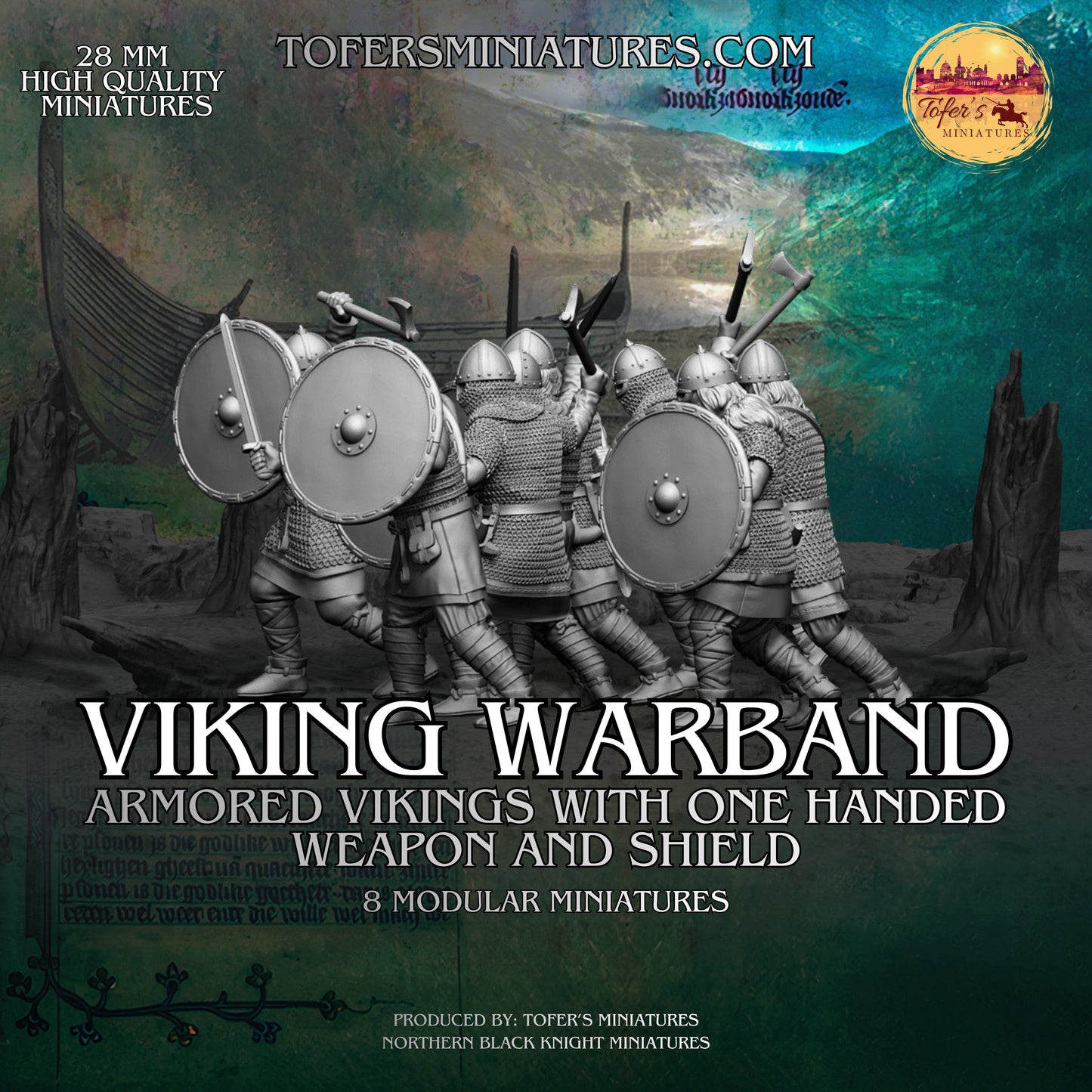 Armored Viking Warband