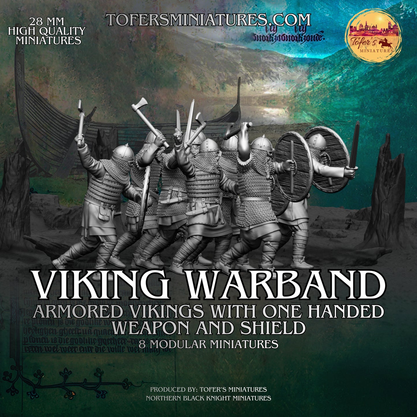Armored Viking Warband