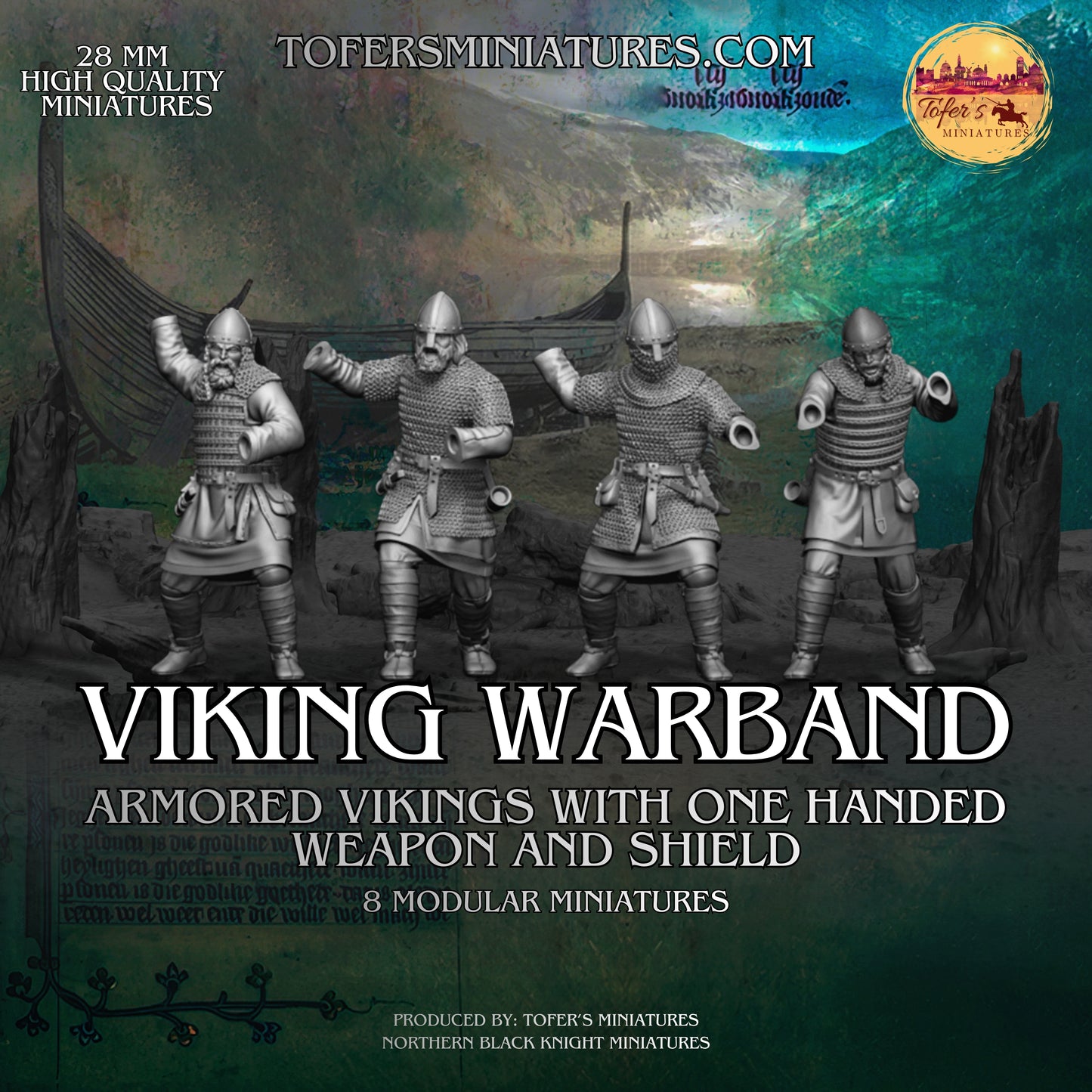 Armored Viking Warband