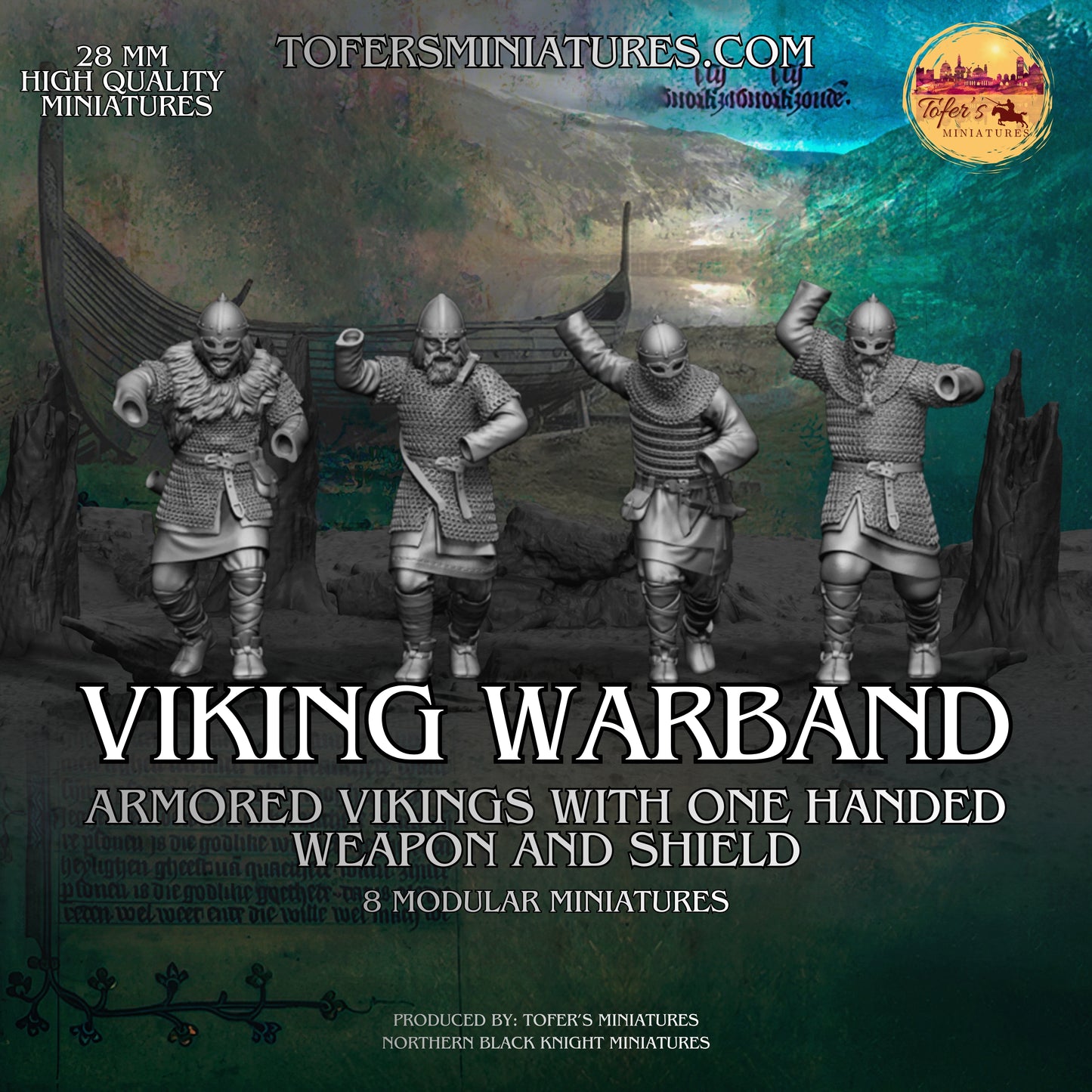 Armored Viking Warband