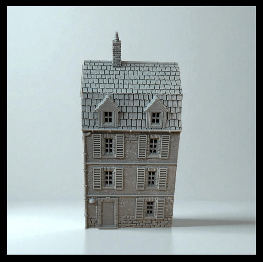 WW2 Battle of Normandy House #1 Modular Building - Bolt Action 1/56 (28mm) scale  28 mm Miniatures