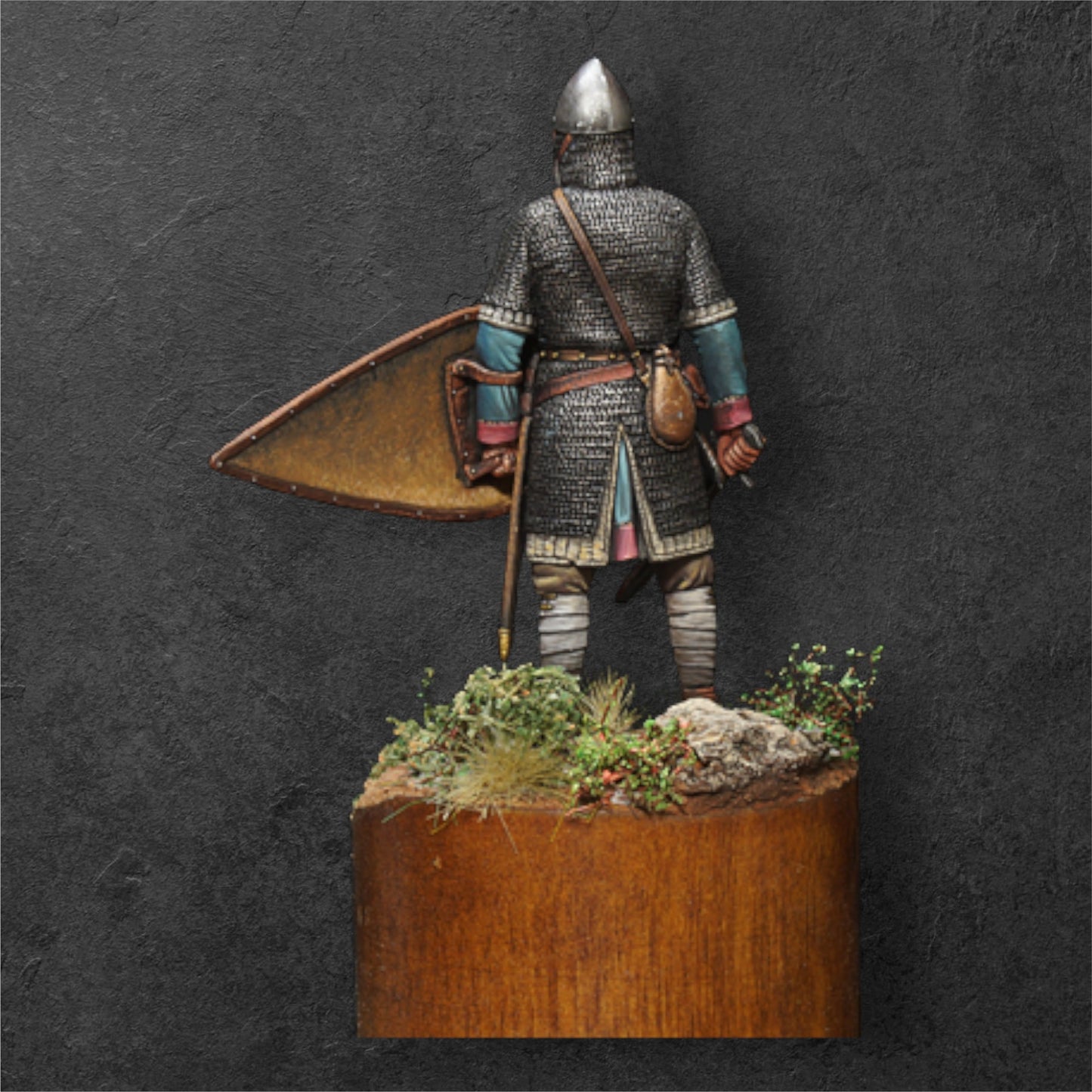 Norman Warlord. Norman Warrior. 54 mm Miniatures.