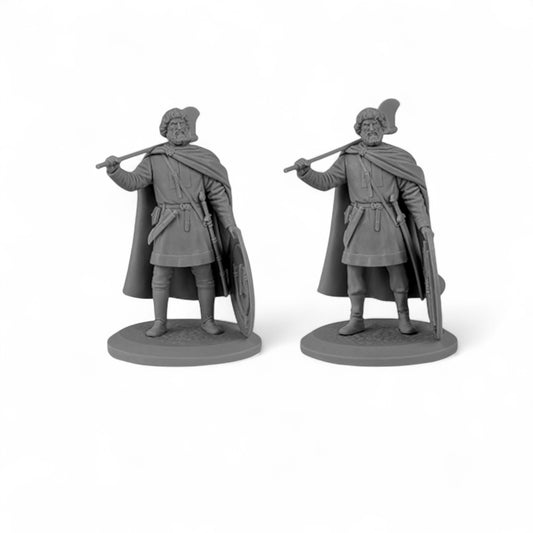 Varyag & Viking Warrior. 54 mm Miniatures. (Copy)
