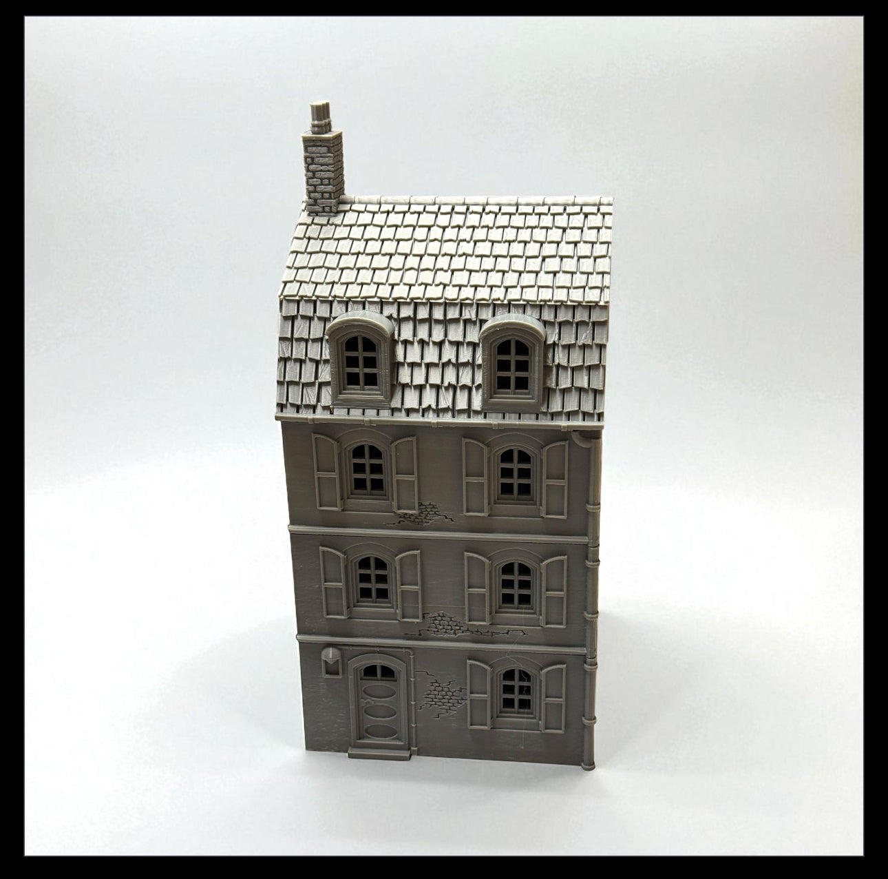 WW2 Battle of Normandy House #2 Modular Building - Bolt Action 1/56 (28mm) scale  28 mm Miniatures
