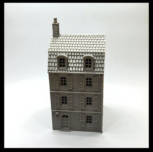 WW2 Battle of Normandy House #2 Modular Building - Bolt Action 1/56 (28mm) scale  28 mm Miniatures