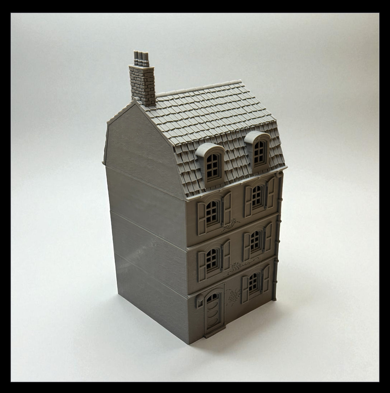 WW2 Battle of Normandy House #2 Modular Building - Bolt Action 1/56 (28mm) scale  28 mm Miniatures