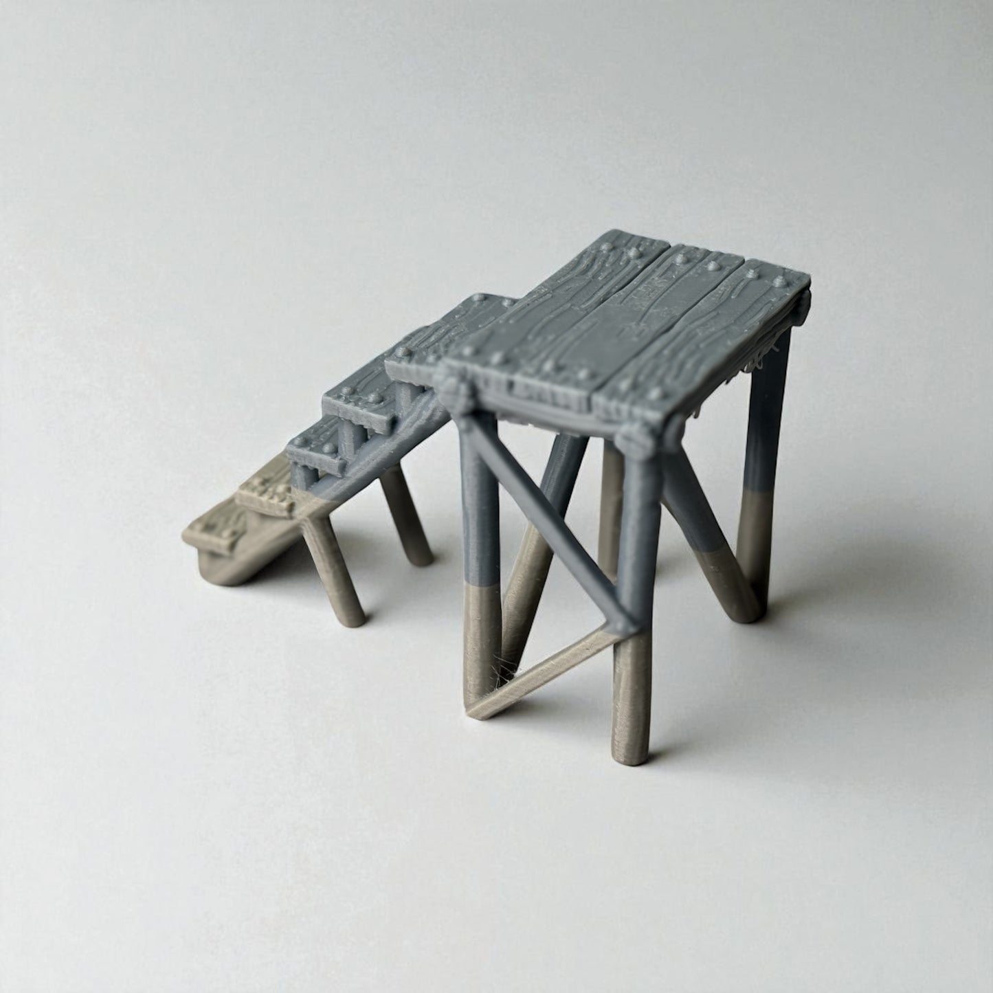 Viking Fort. Stairs- Modular Fort System. 28mm scale. Historical Wargaming by Tofer’s Miniatures