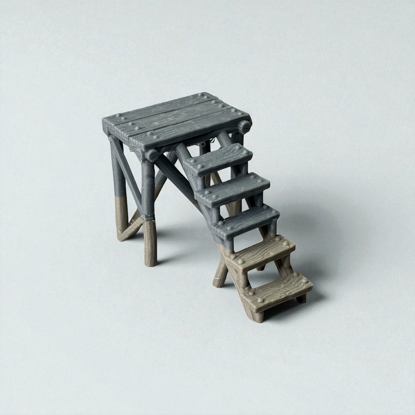 Viking Fort. Stairs- Modular Fort System. 28mm scale. Historical Wargaming by Tofer’s Miniatures