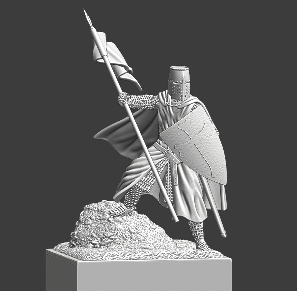 Medieval Hospitaller Knight - Display