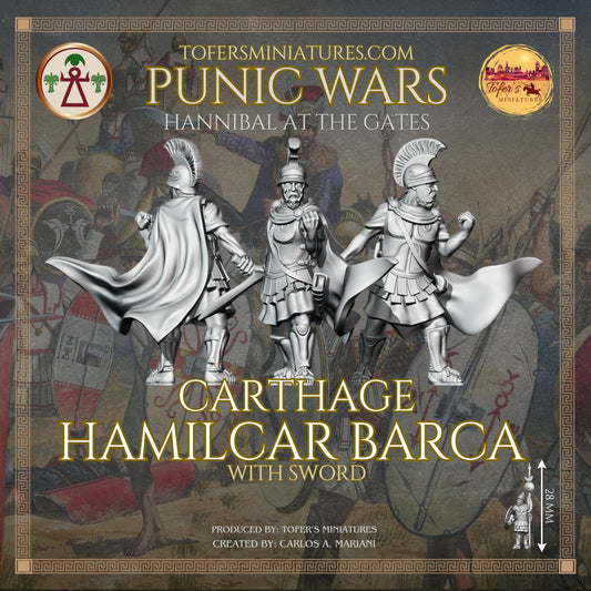Hamilcar Barca with Sword