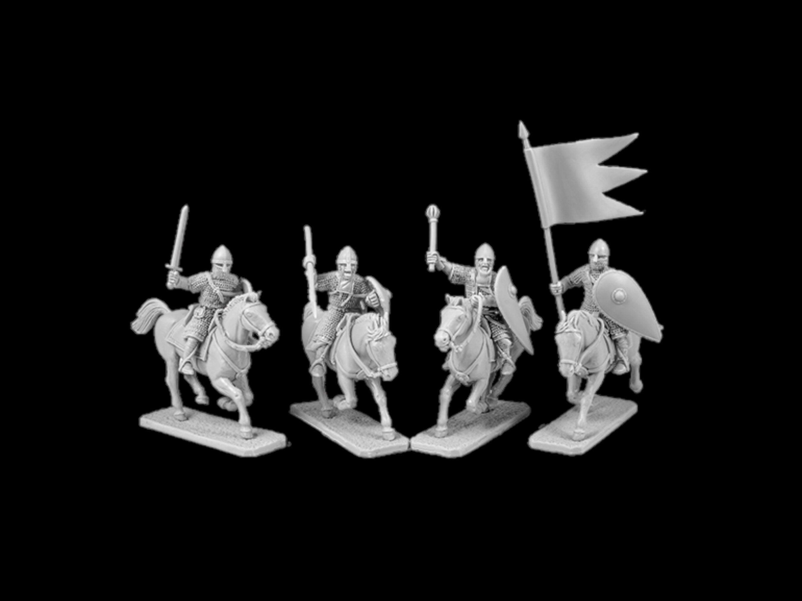 Miniatures Riders Set of 4 Norman riders. 28 mm Miniatures – Tofer’s Miniatures