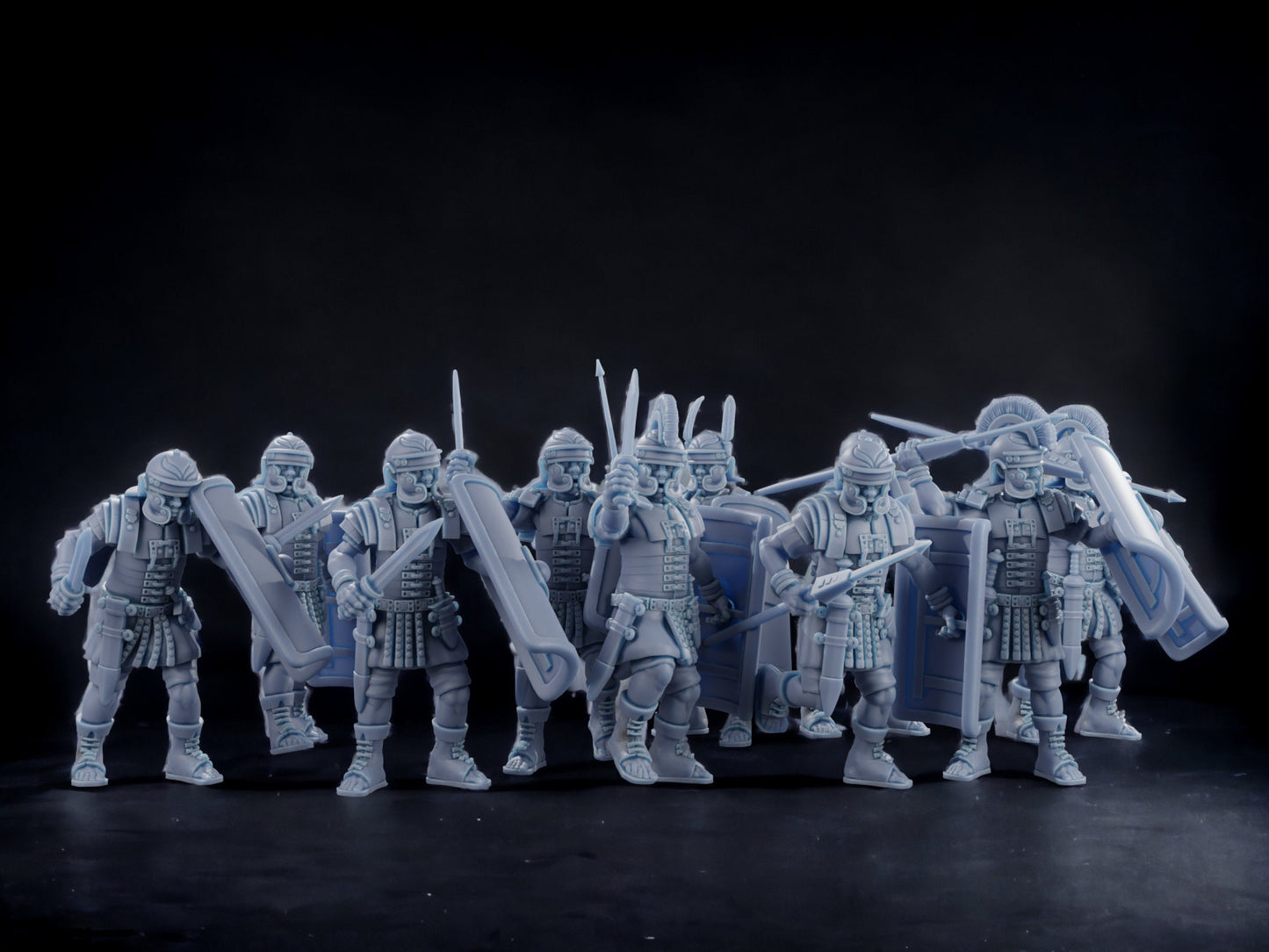 Roman Legionaries Modular Miniatures. 28 mm Miniatures (Set of 10)