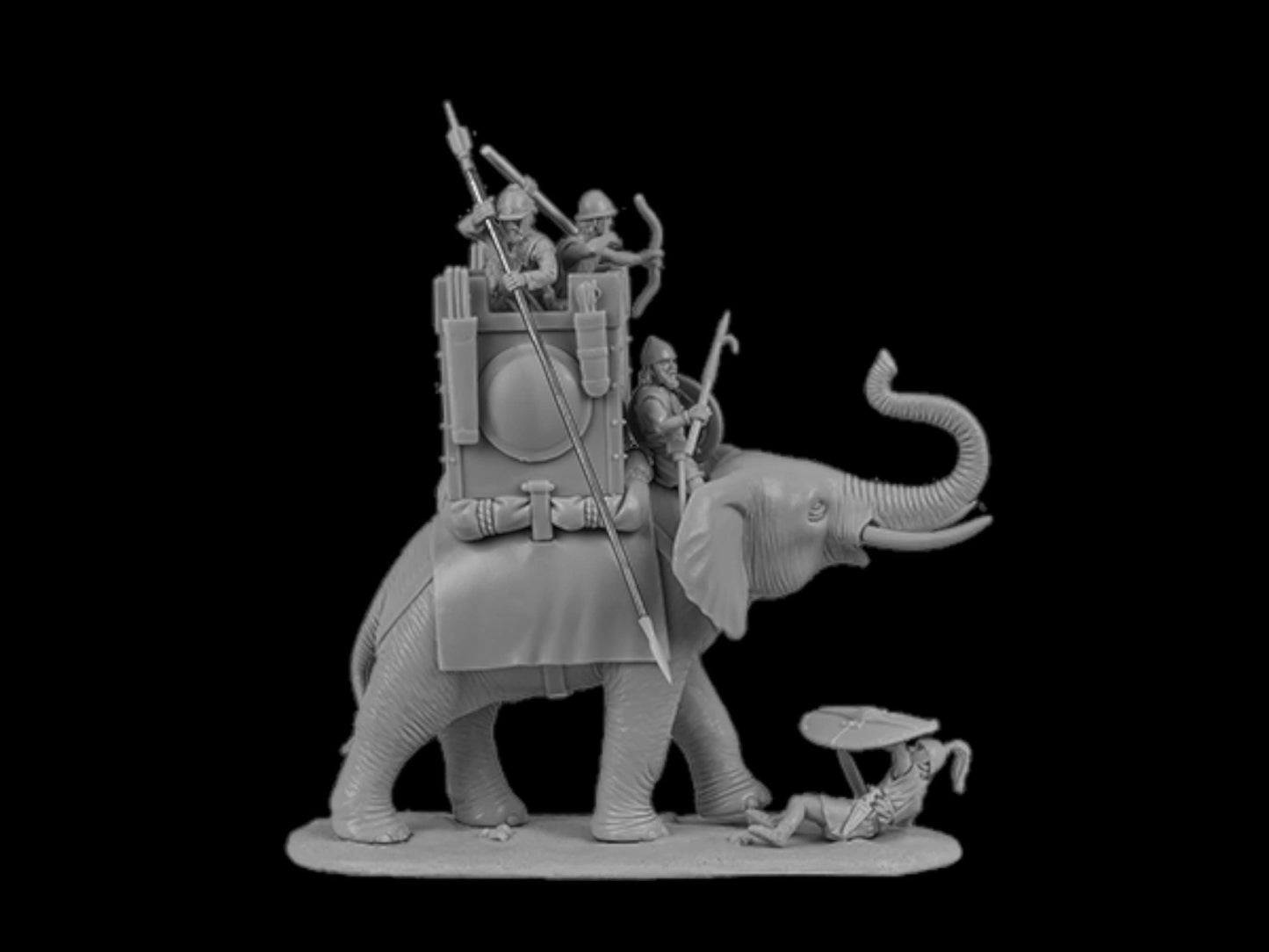 Carthaginian War Elephant (extended set). 28 mm Miniatures