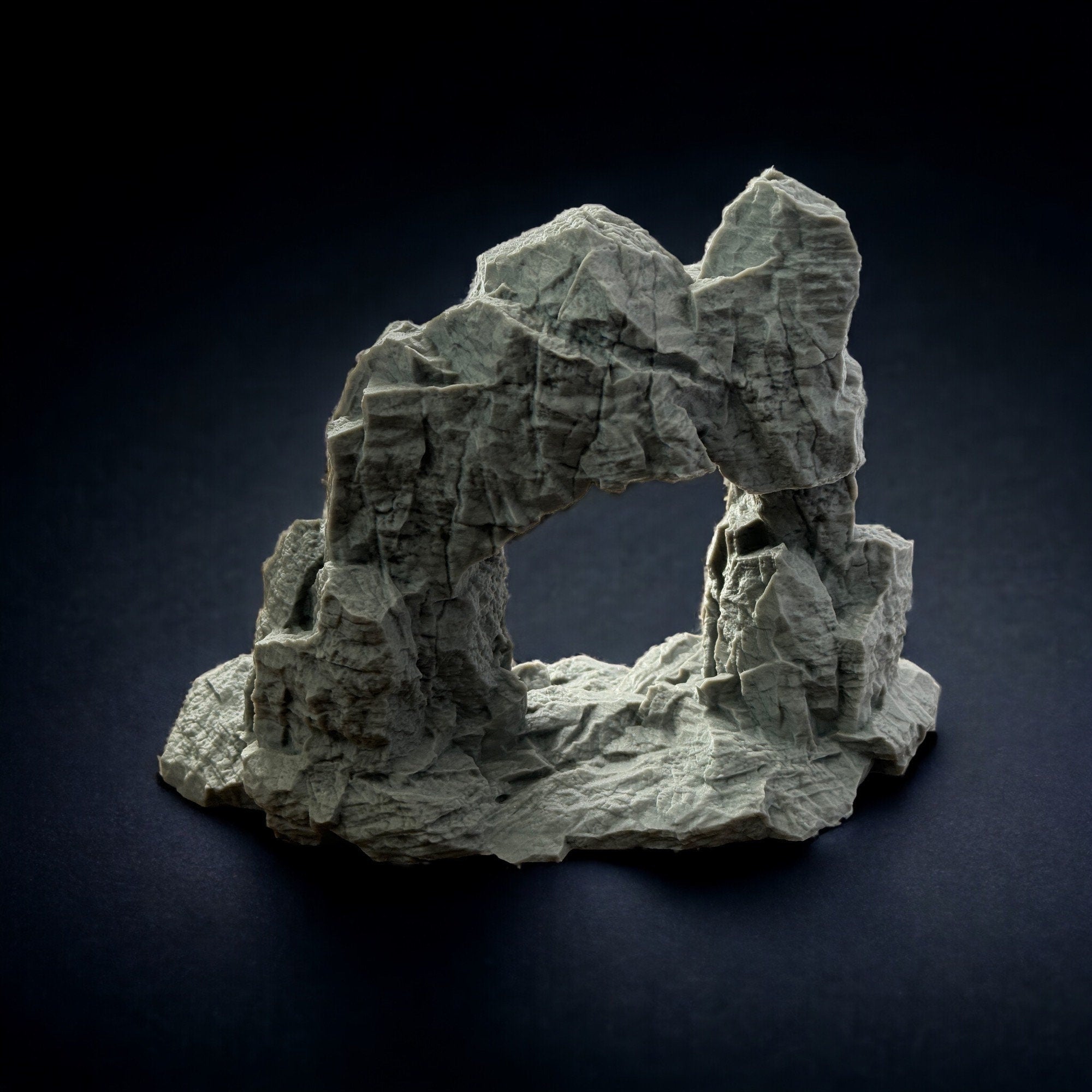 Rock Formation Stone Boulder, Terrain Scenery for Tabletop 28mm Miniat ...