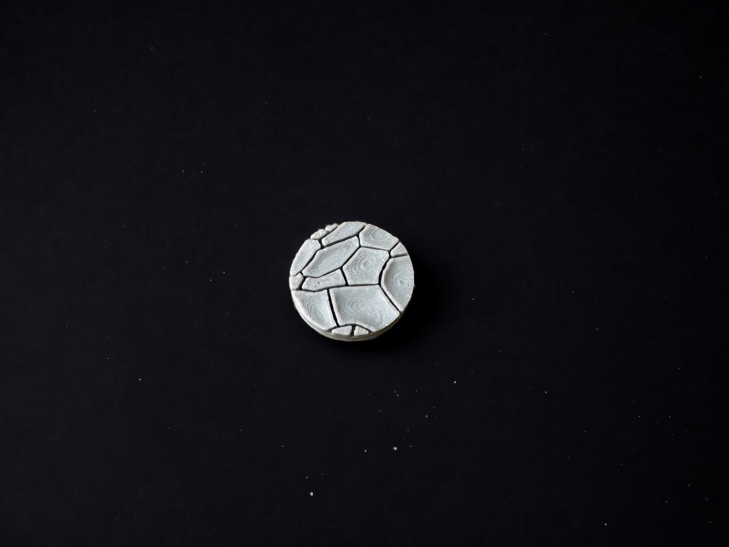 Set of 20 Cracked Desert Bases, Terrain Scenery for Tabletop 28mm Miniatures Wargame 25mm scale