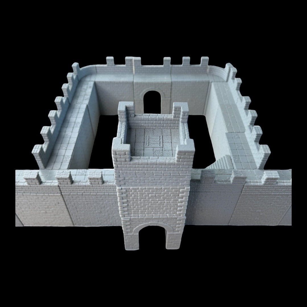 Roman Milecastle / Fort - End of Empire Modular Castle. 28 mm scale. Ideal for Games Like SAGA and Other Wargames.