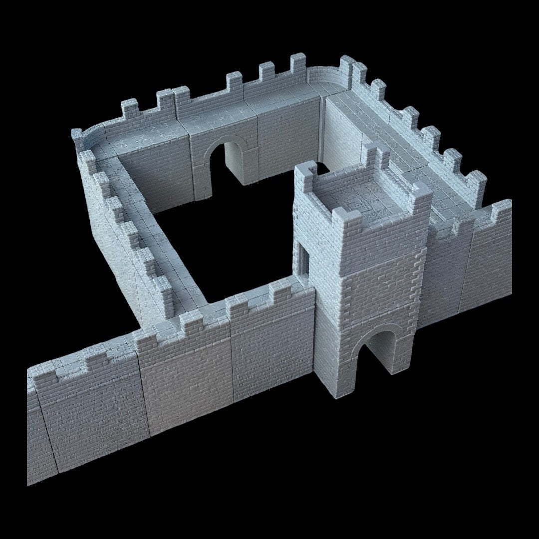 Roman Milecastle / Fort - End of Empire Modular Castle. 28 mm scale. Ideal for Games Like SAGA and Other Wargames.