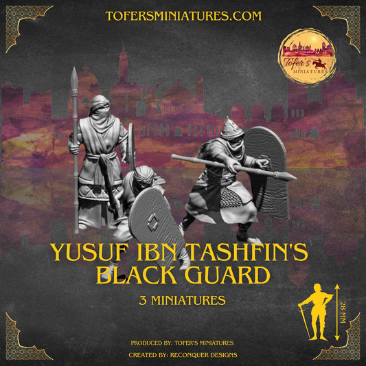 Yusuf Ibn Tashfins Black guard. 28 mm