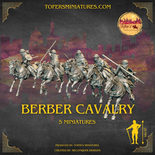 Berber Cavalry. 28 mm Miniatures