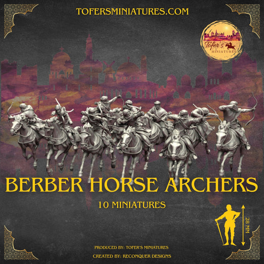 Berber Horse Archers. 28 mm Miniatures