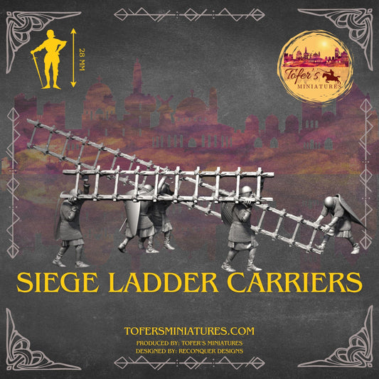 Siege Ladder Carriers. 28 mm