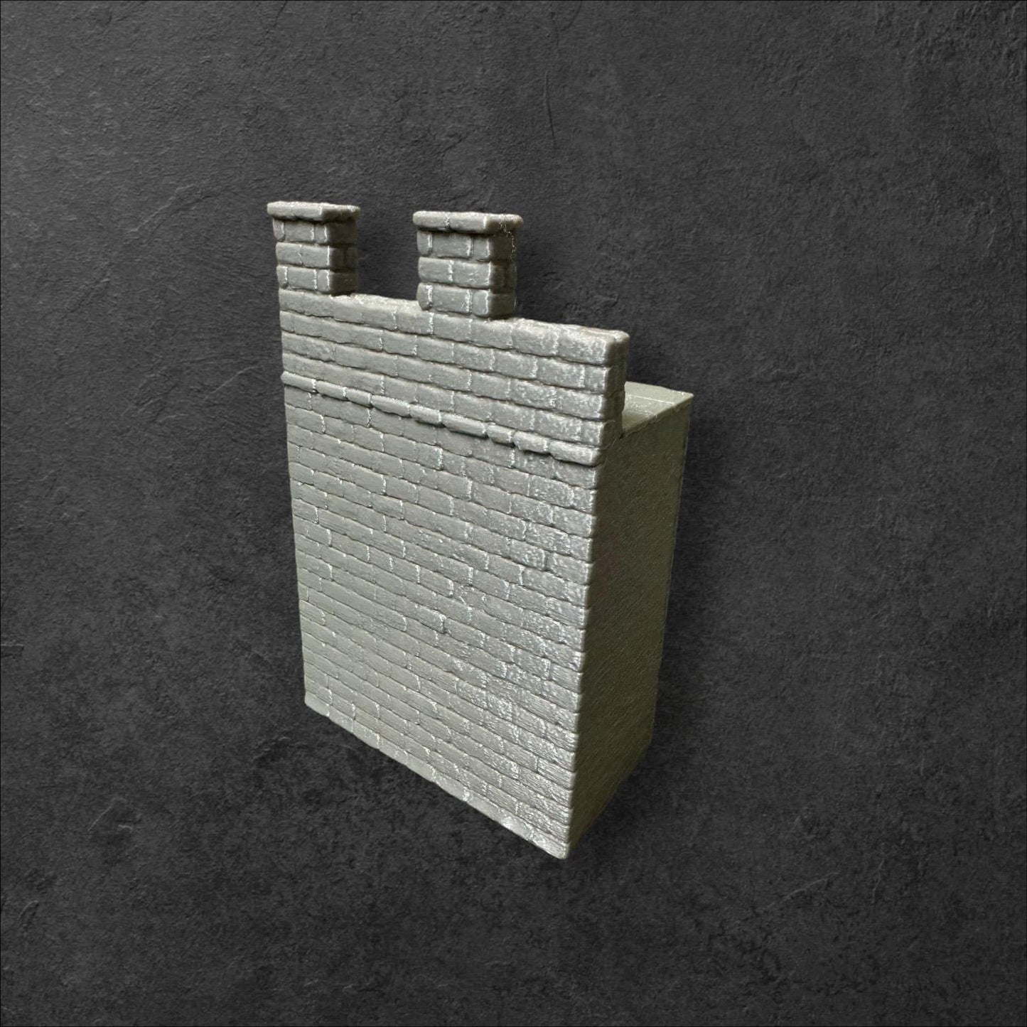 Right Wall from the Roman Milecastle / Fort - End of Empire Modular Castle. 28 mm scale. Ideal for Games Like SAGA and Other Wargames.