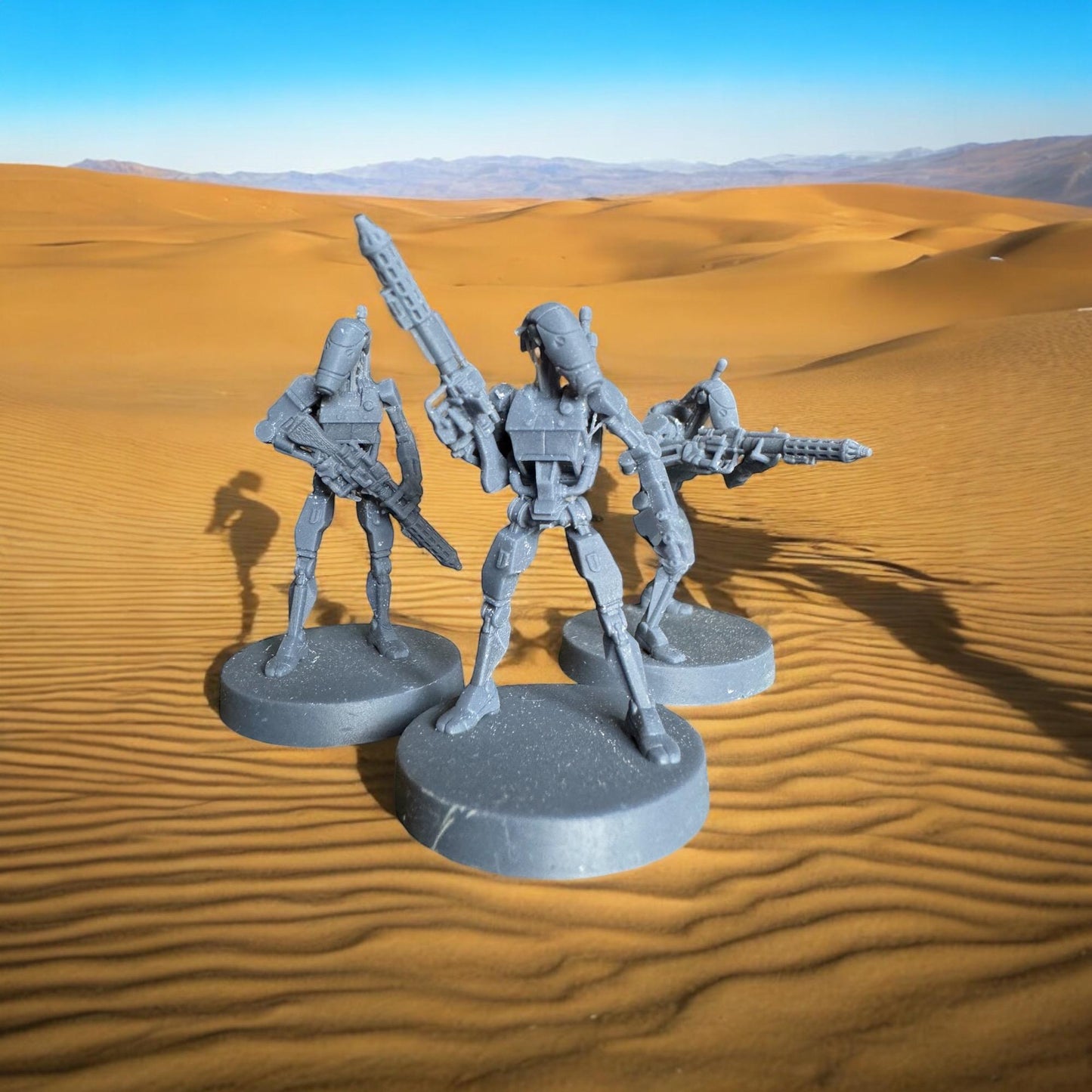 Assault Battle Droid Miniatures 1:48 Scale Wargame (Set of 20)