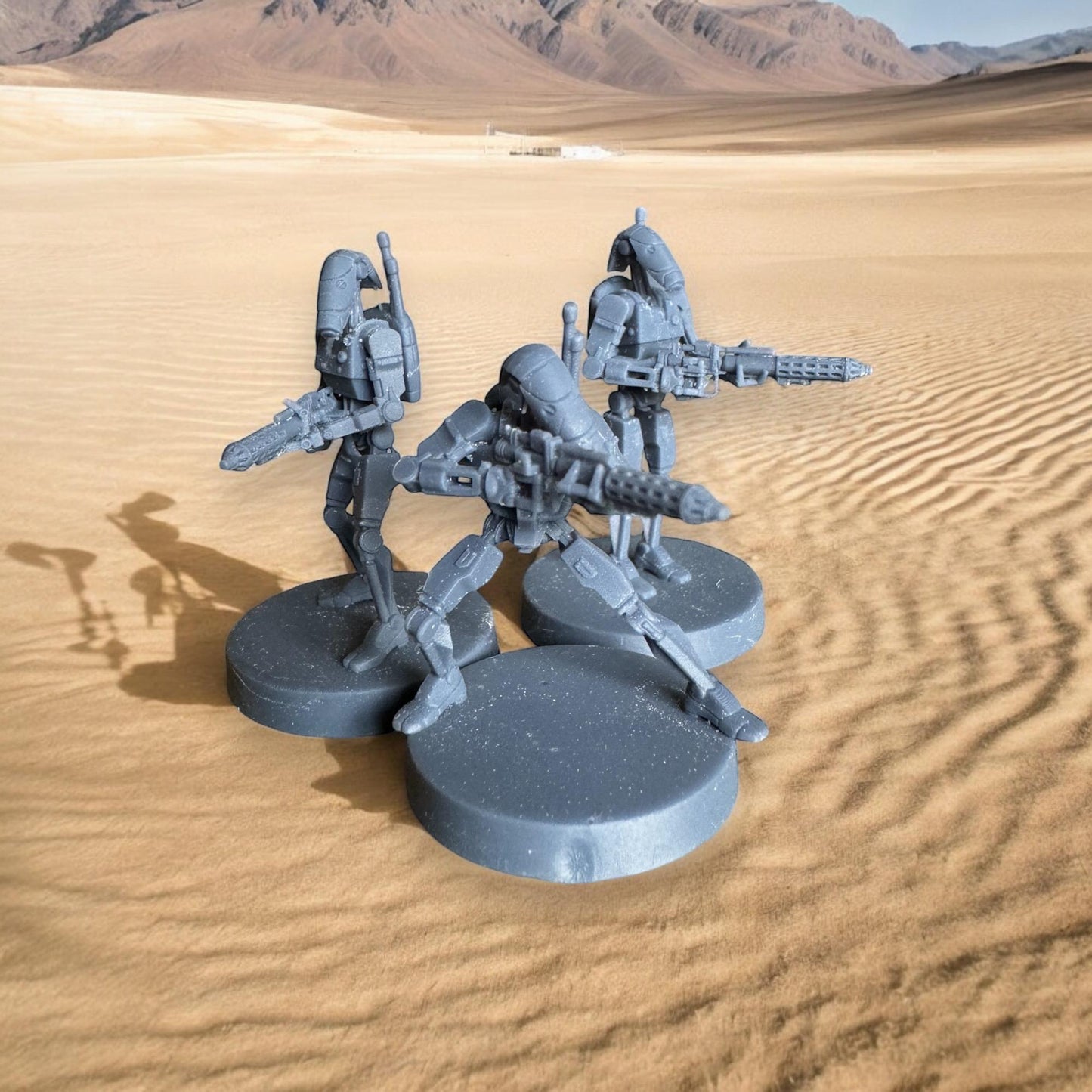 Assault Battle Droid Miniatures 1:48 Scale Wargame (Set of 20)