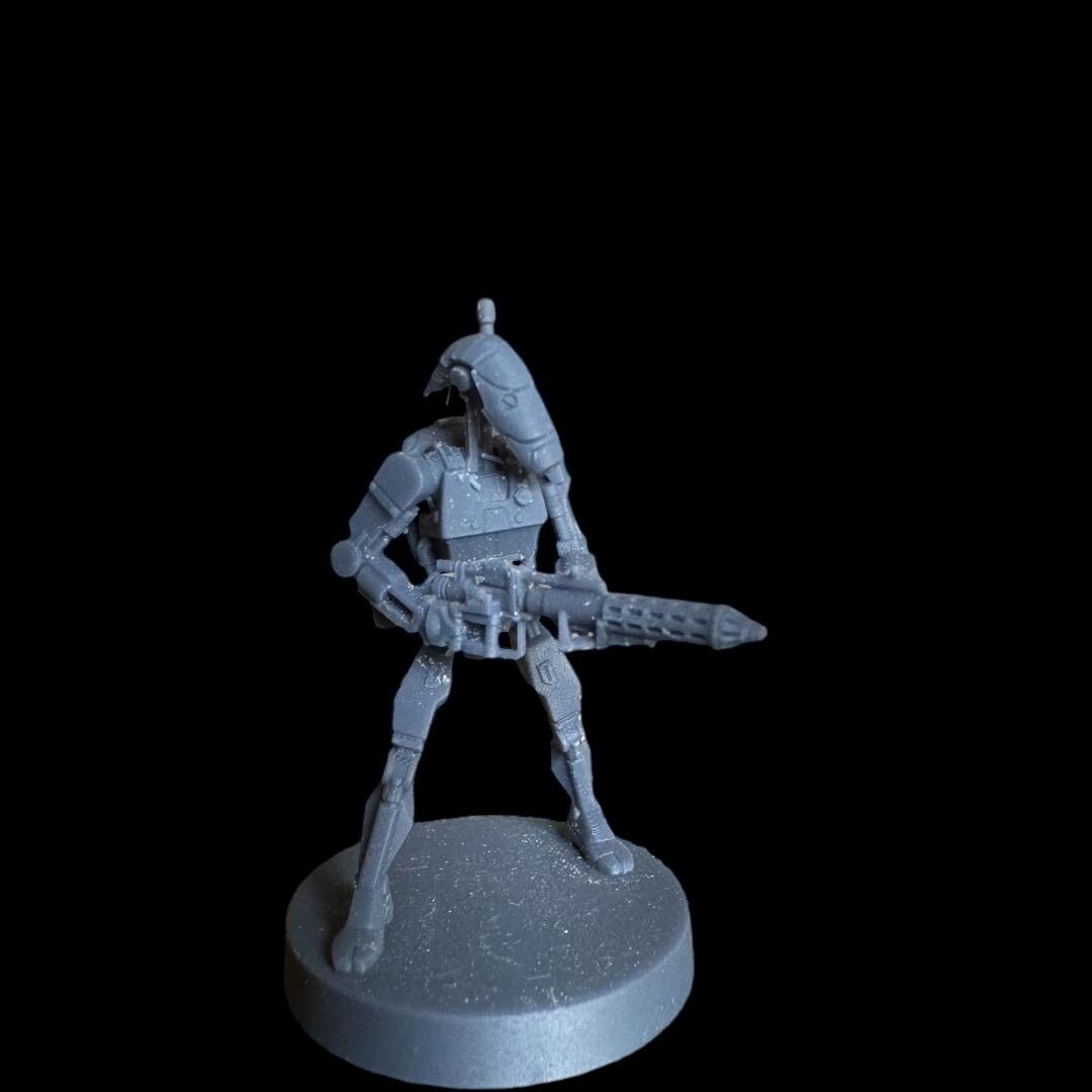 Officer Battle Droid Miniatures 1:48 Scale Wargame (Set of 20)