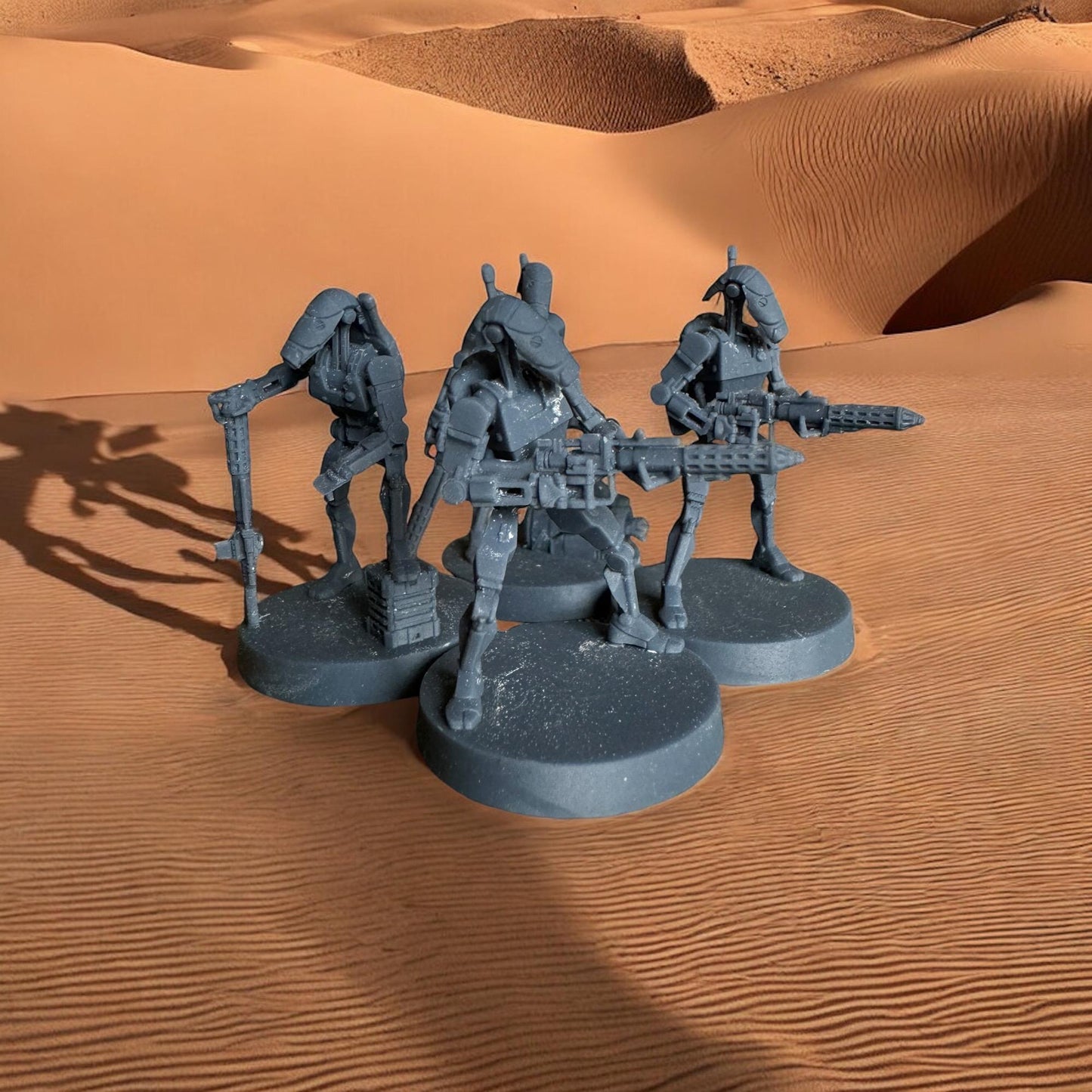 Assault Battle Droid Miniatures 1:48 Scale Wargame (Set of 20)