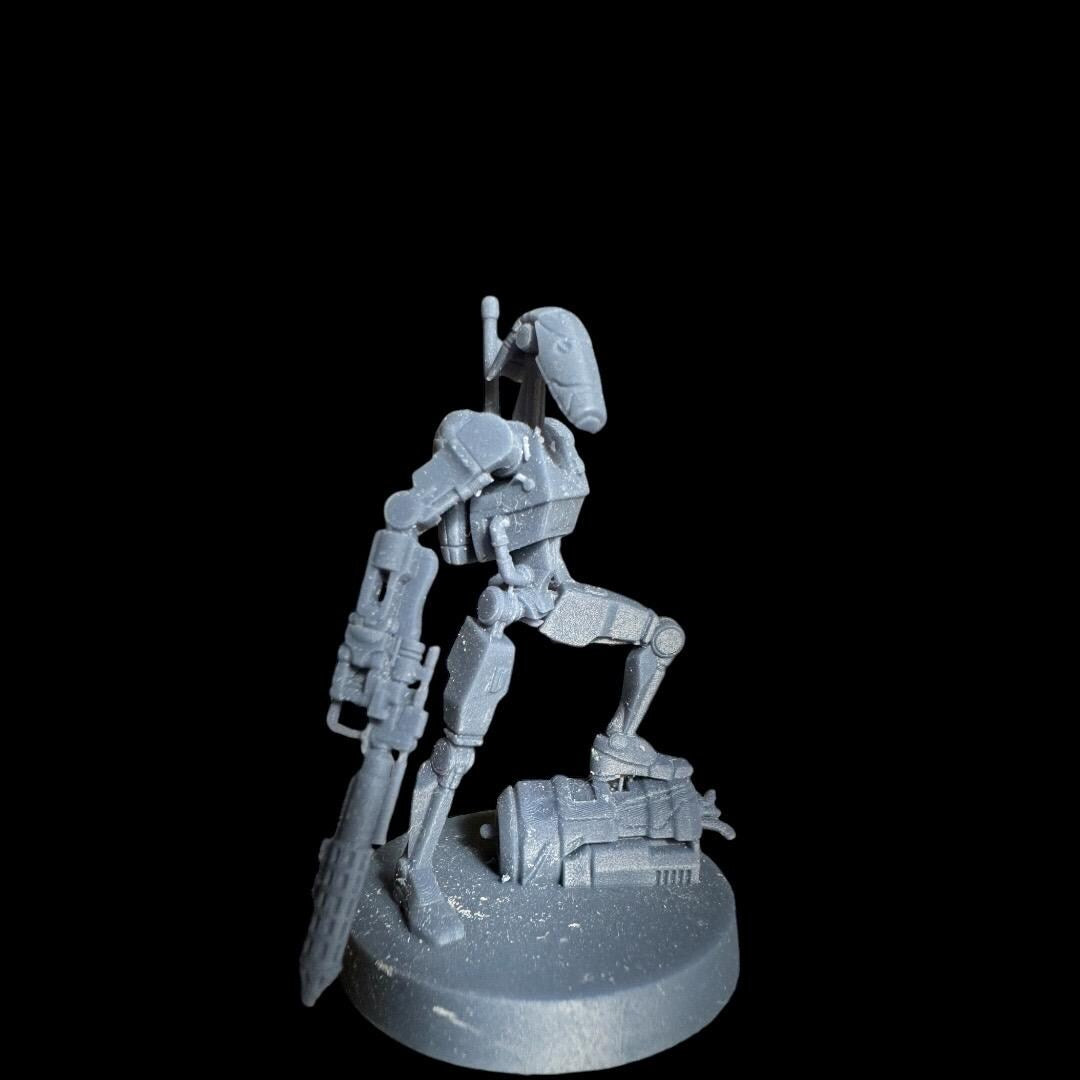 Assault Battle Droid Miniatures 1:48 Scale Wargame (Set of 20)