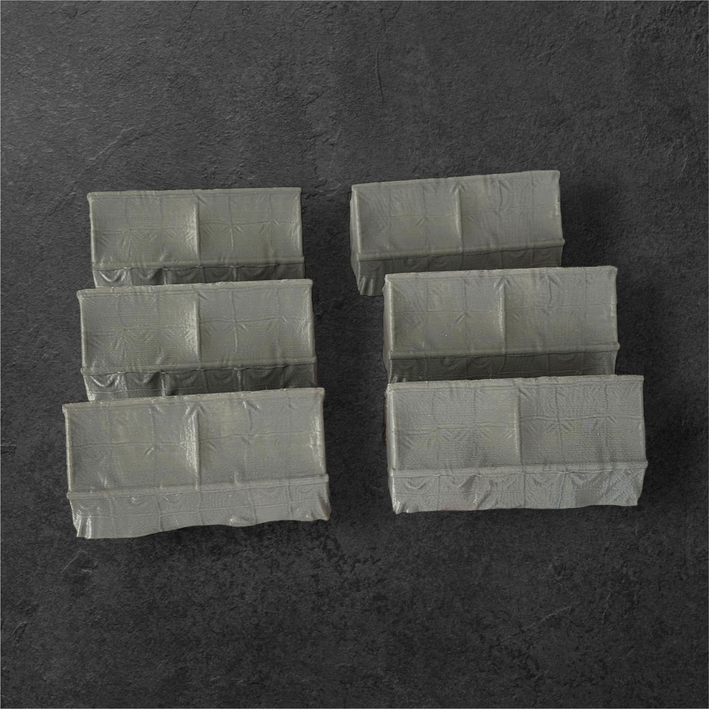 Set of 6 Roman Marching Camp Tents. 28 mm Scale