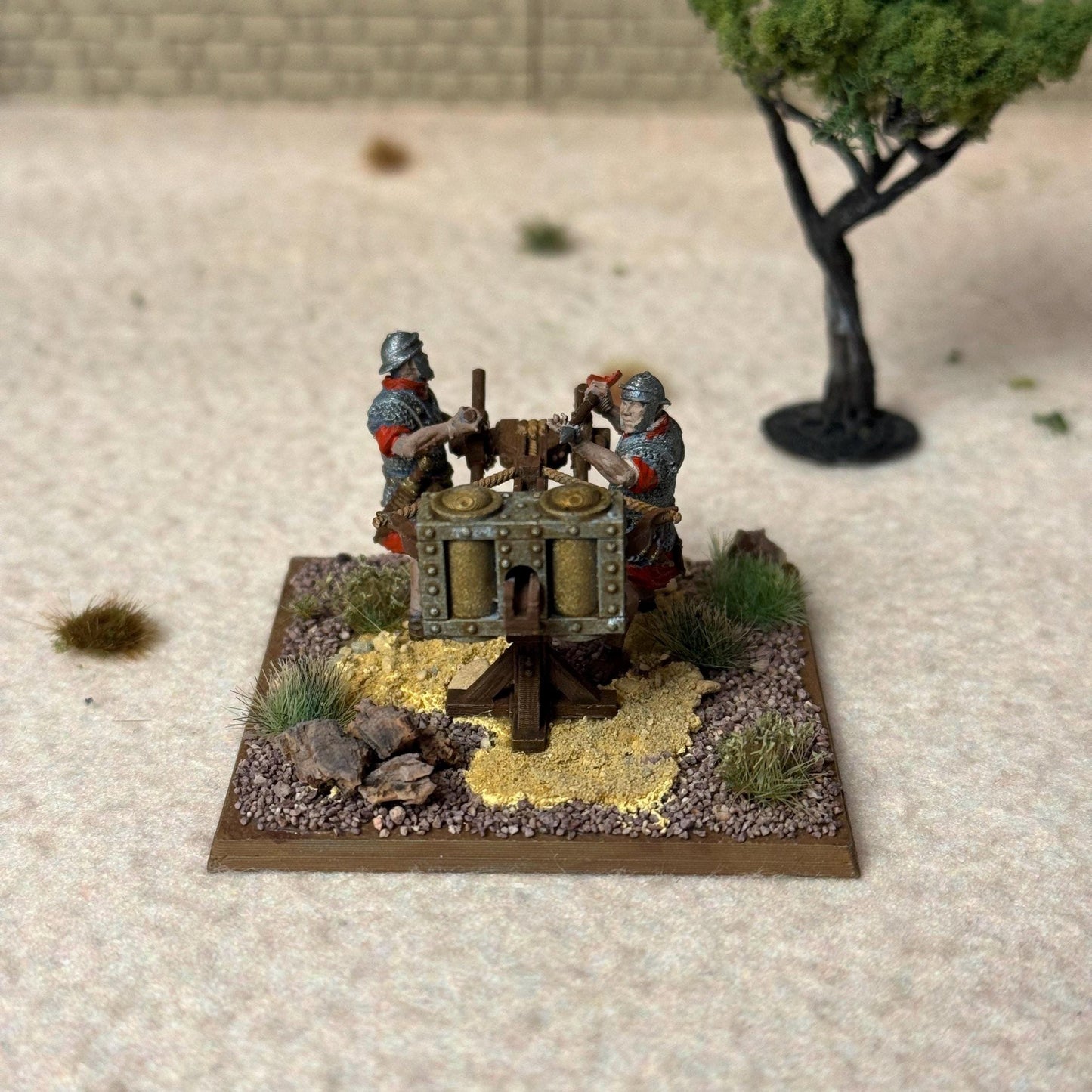 PAINTED Roman Empire Artillery: Scorpio. 28 mm Miniatures