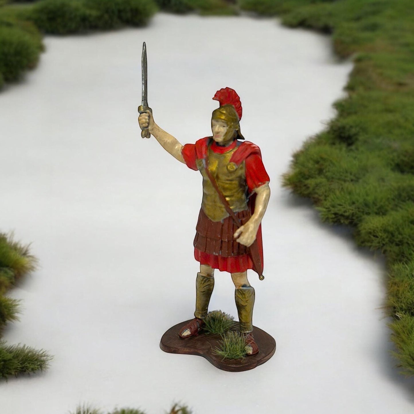 PAINTED Roman Centurion with gladius.  Miniature | 75 mm Miniatures | Home Decoratio | Gift |