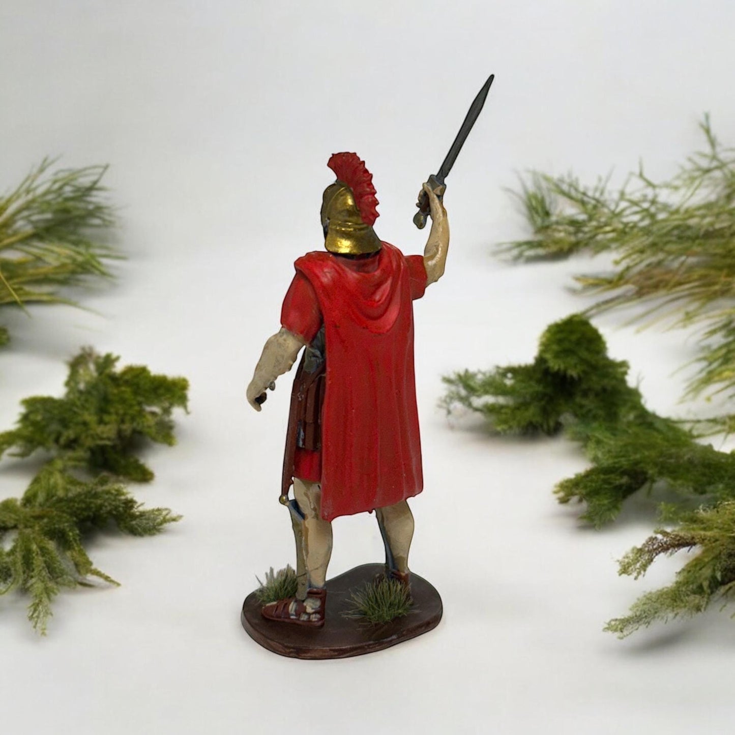 PAINTED Roman Centurion with gladius.  Miniature | 75 mm Miniatures | Home Decoratio | Gift |