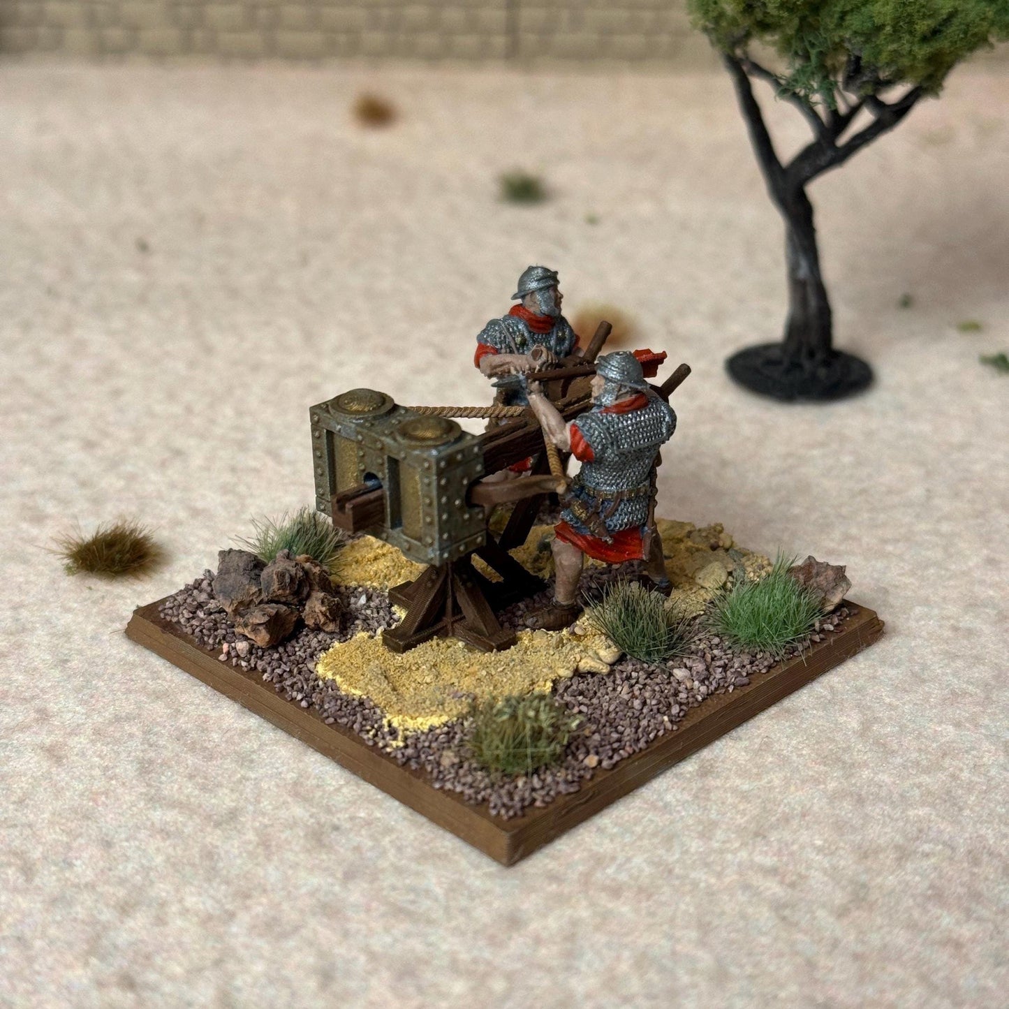 PAINTED Roman Empire Artillery: Scorpio. 28 mm Miniatures