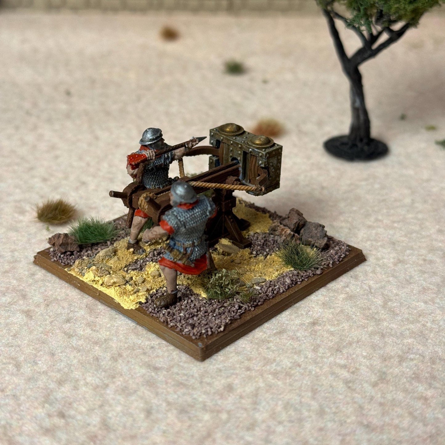 PAINTED Roman Empire Artillery: Scorpio. 28 mm Miniatures