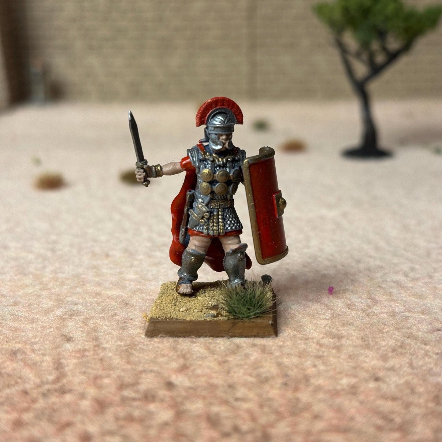 PAINTED Roman Empire Command Group Modular Miniatures. 28 mm Miniatures (Set of 4)