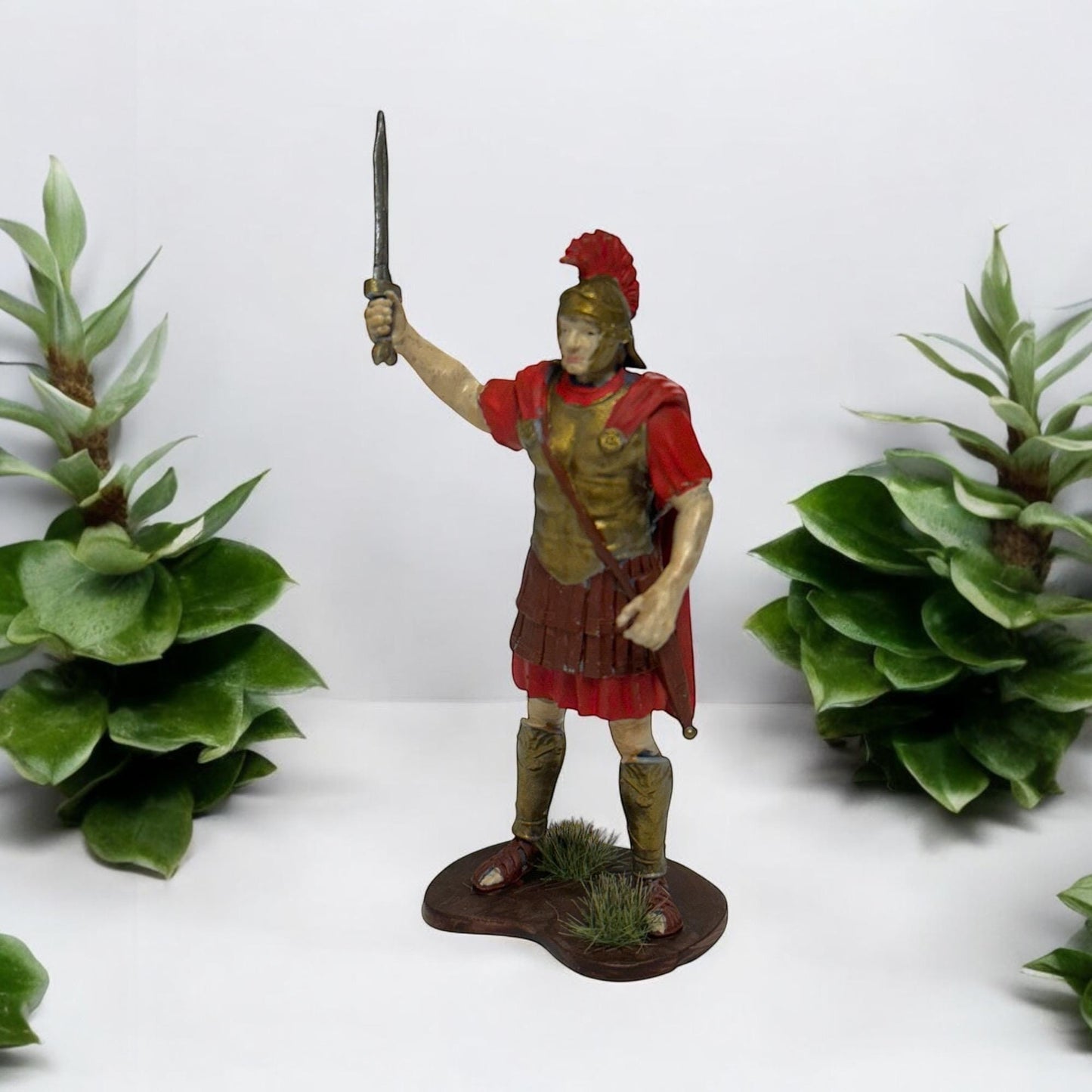 PAINTED Roman Centurion with gladius.  Miniature | 75 mm Miniatures | Home Decoratio | Gift |